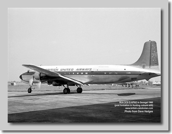 DC6A G-APNO Sengal 1960